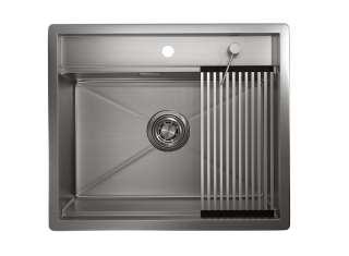 Мойка кухонная Granula 6051, СТАЛЬ САТИН